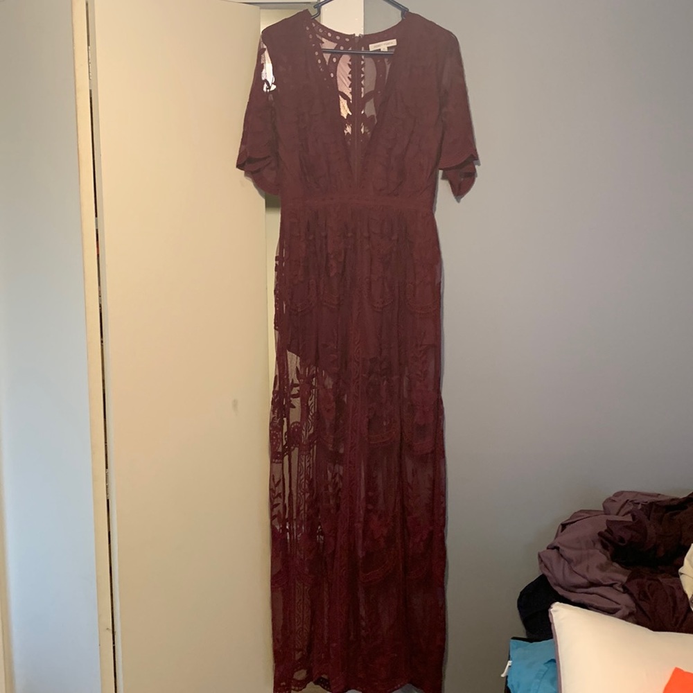 Maxi dress style romper